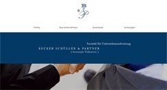 Desktop Screenshot of becker-schueller-partner.de